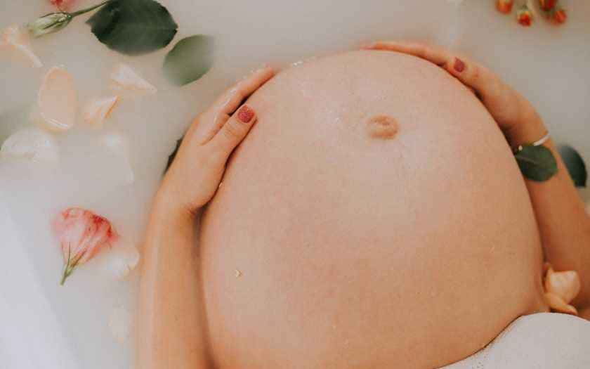 Massagem relaxante na gestação