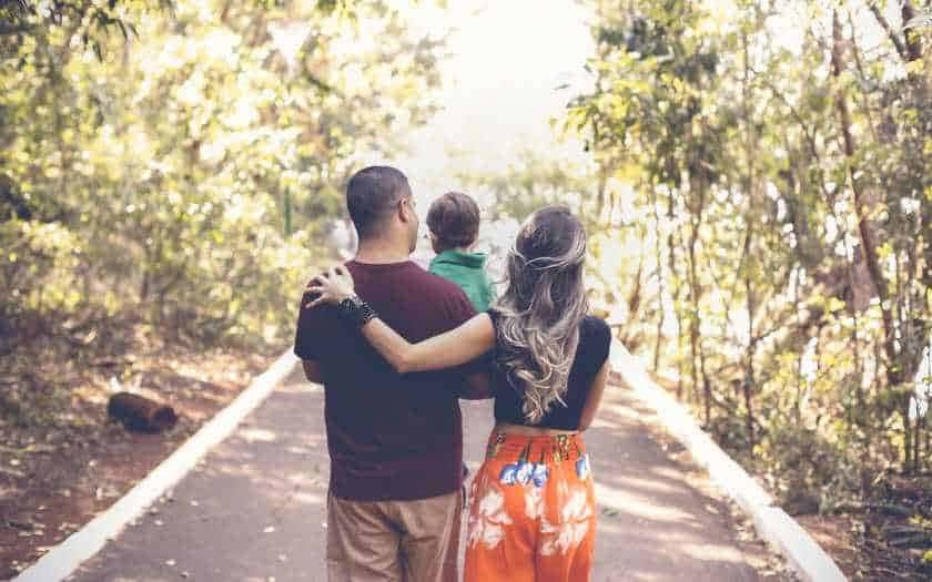 Formas de passear ao ar livre com crianças
