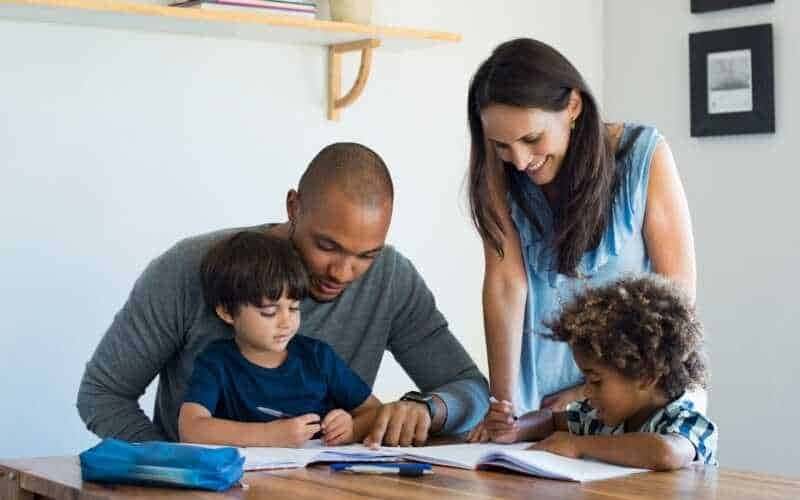 educação dos filhos