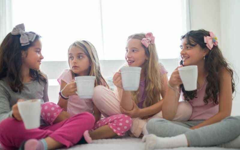 Comida para festa do pijama