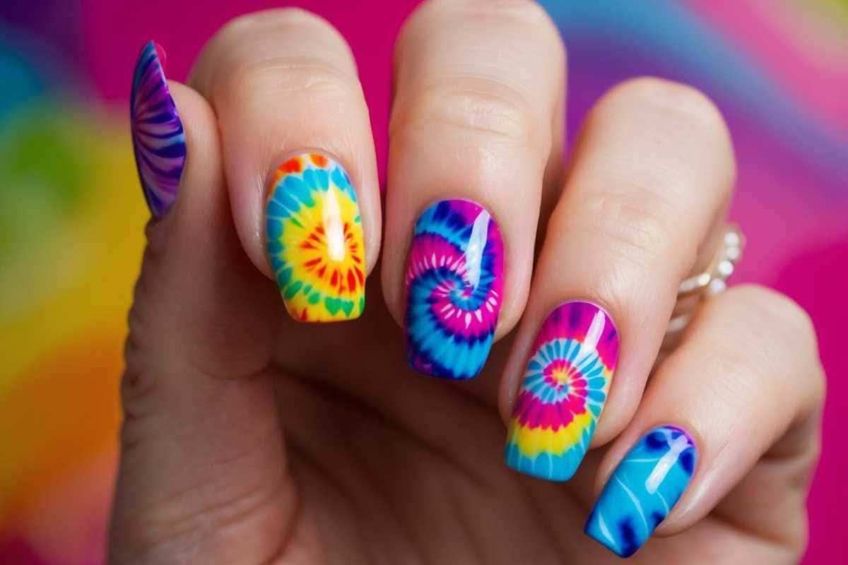 Unhas tie-dye: a nail art inspirada na moda que virou tendência e como aderir à novidade