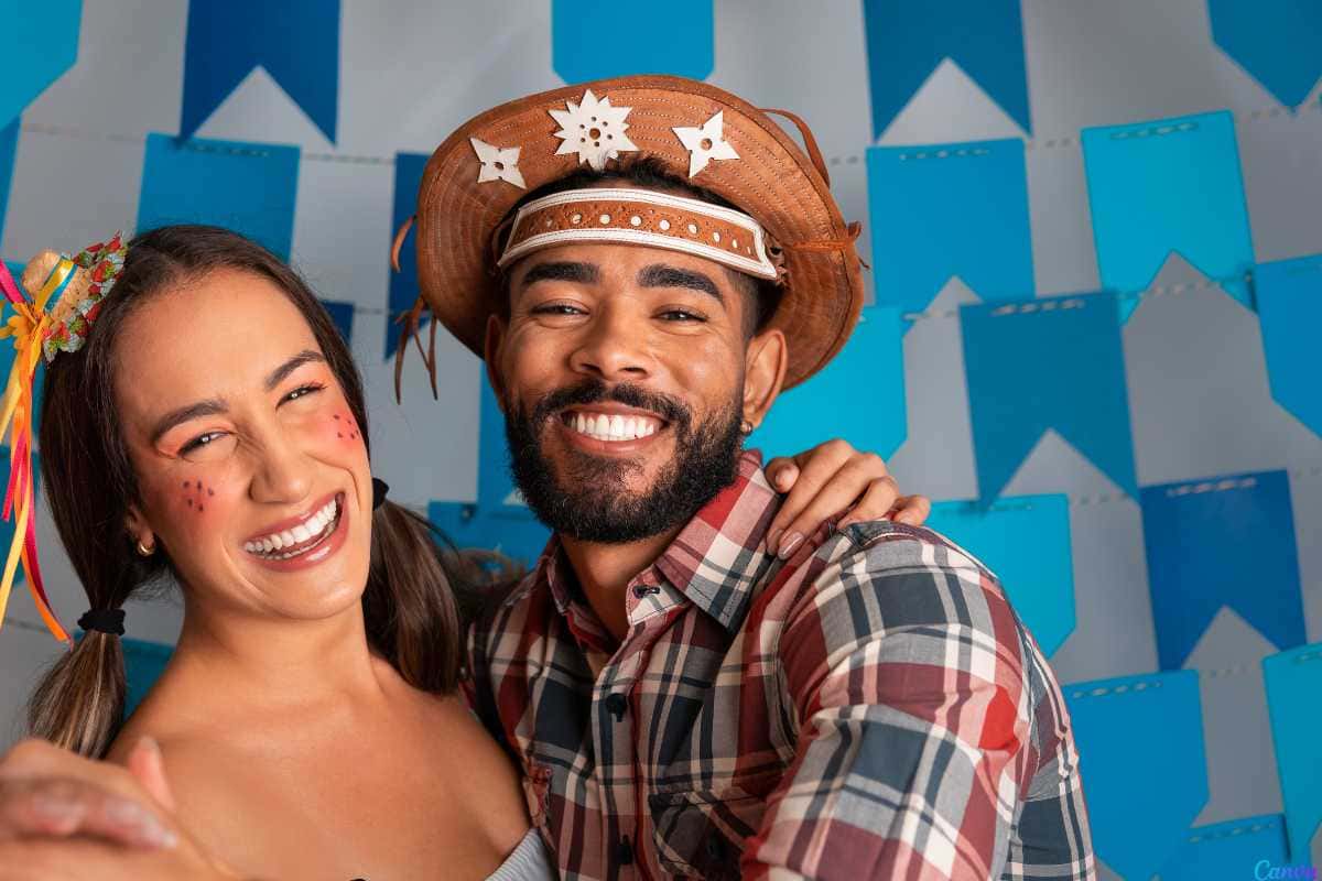 Cabelo solto: ideias de penteados para festa junina fáceis e charmosos