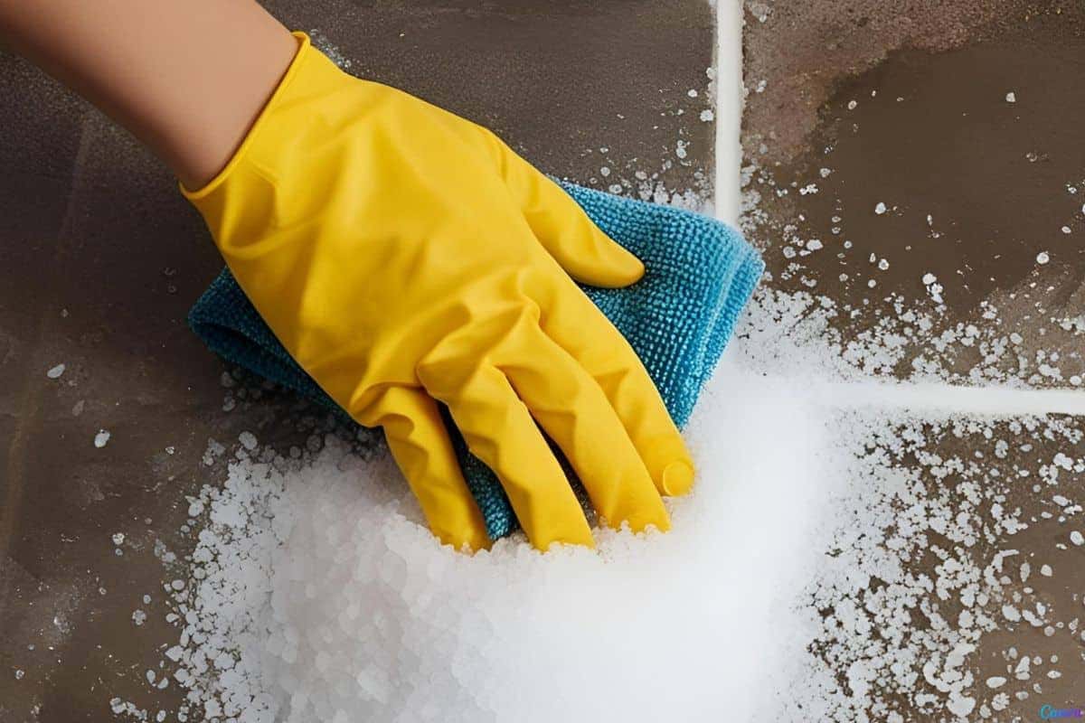 Como usar sal grosso para limpar rejuntes e tirar o encardido