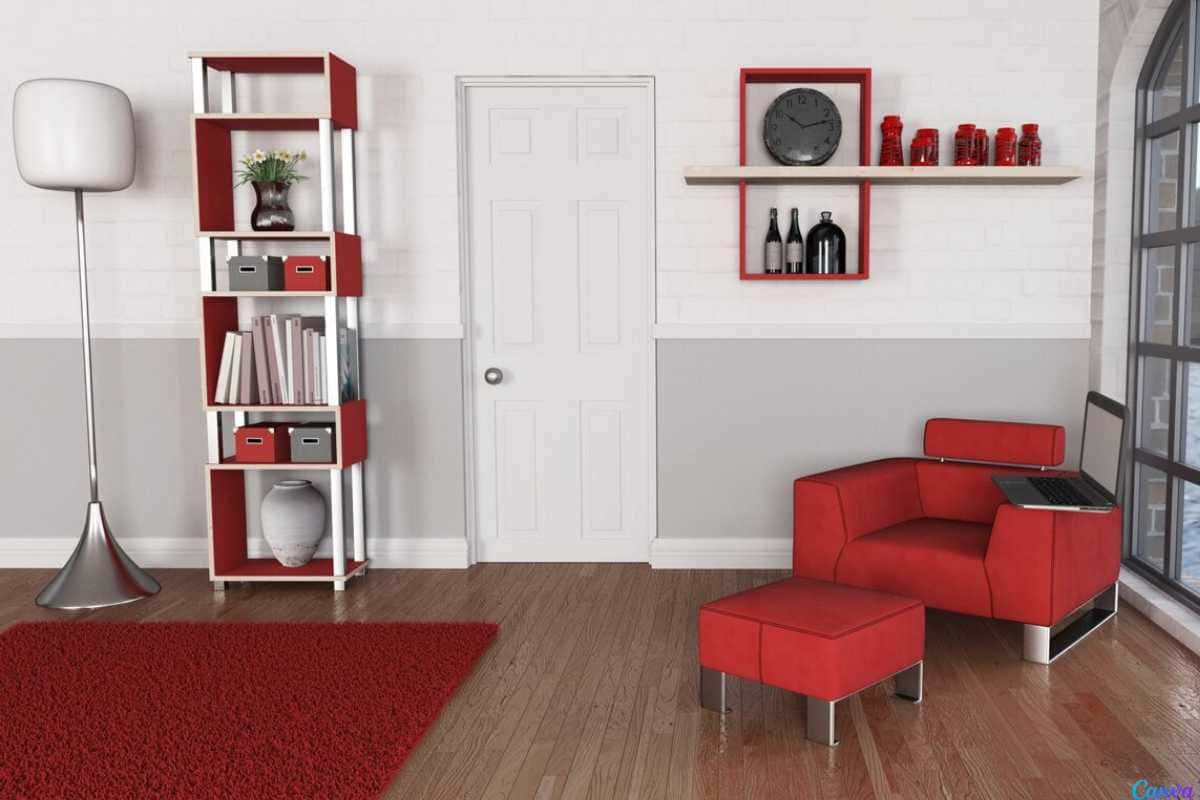 Como usar tons de vermelho na decoração sem pesar o ambiente