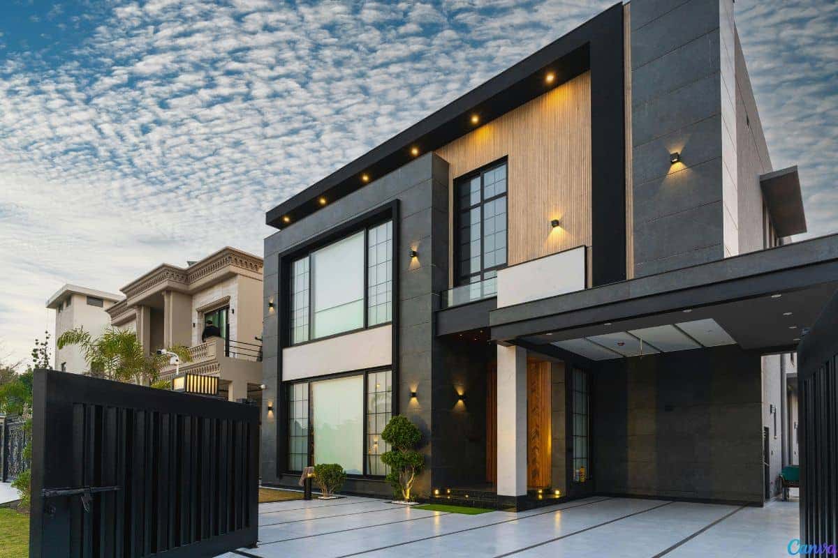 Fachada de casas modernas