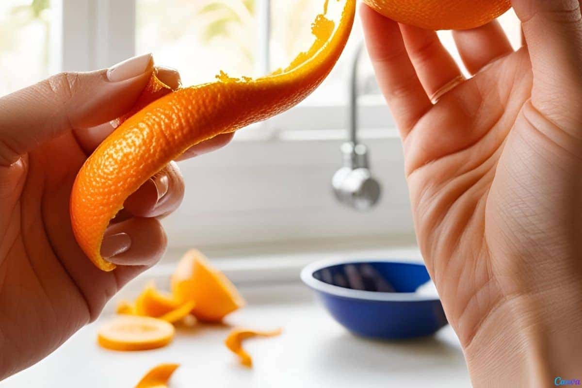 O truque com casca de laranja que deixa a cozinha perfumada naturalmente