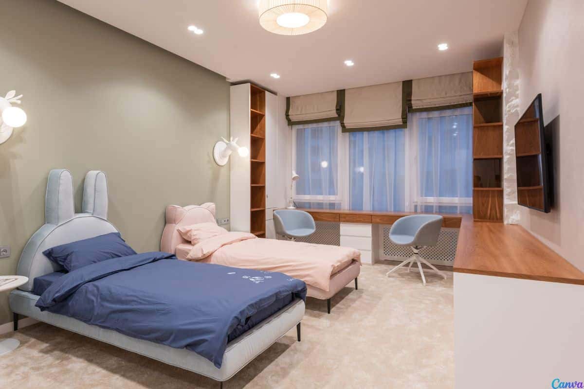 Quarto compartilhado irmãos simples