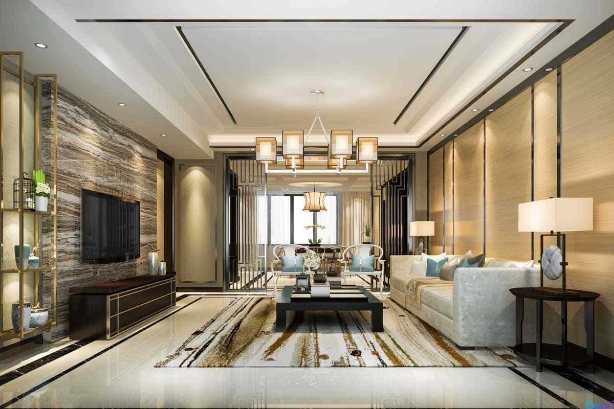 Teto de gesso para sala moderno: 5 modelos que transformam o ambiente com elegância