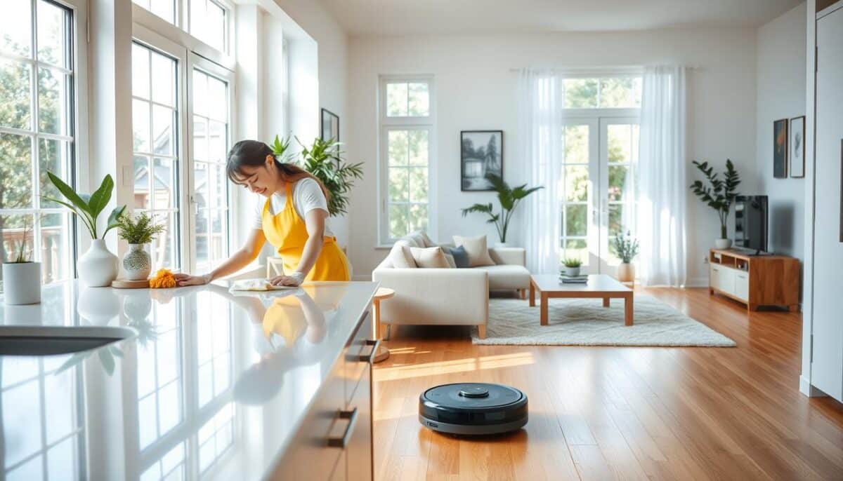 3 hábitos que deixaram minha casa mais limpa sem esforço