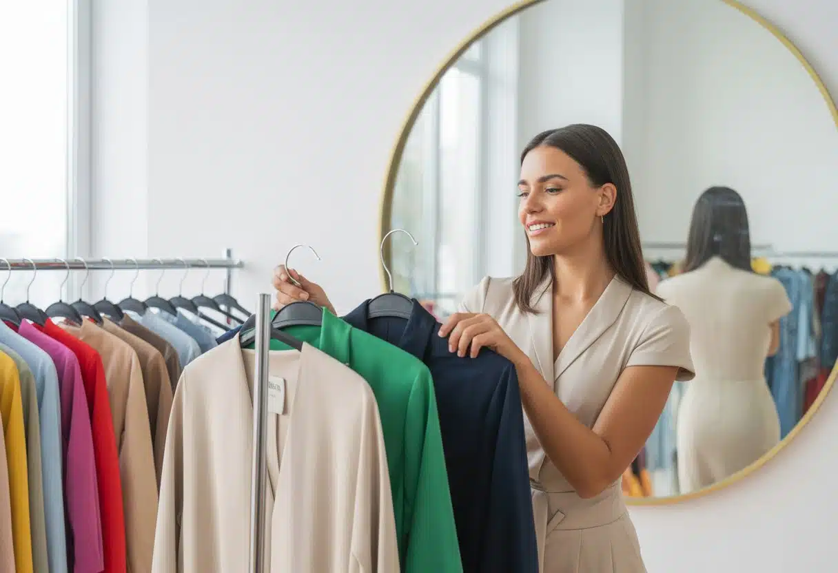 Como a cor da roupa pode influenciar sua aparência