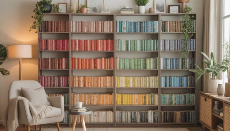 Como organizei meus livros na estante e deixei a sala mais charmosa com soluções práticas e elegantes