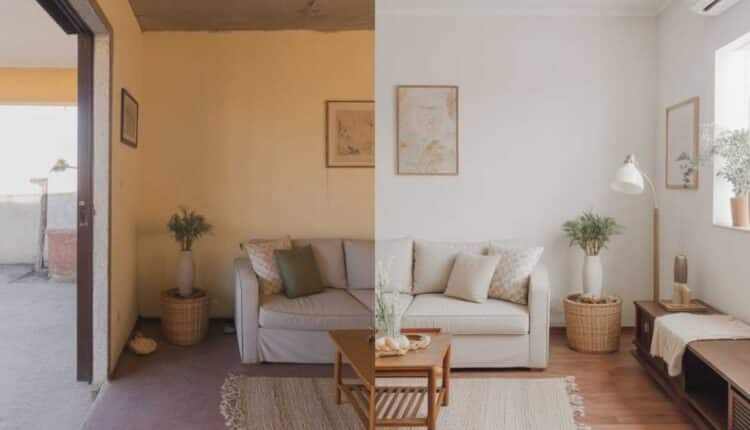 Como transformei minha sala com R$100: antes e depois real de verdade com resultado comprovado