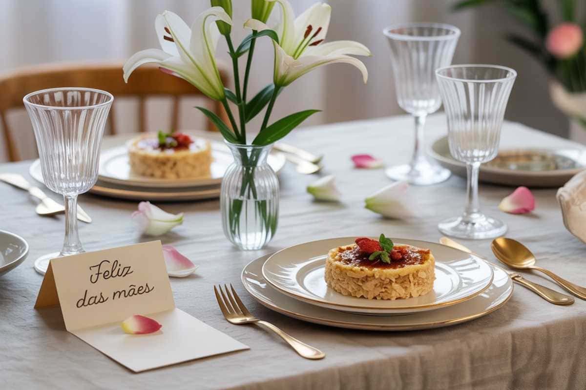 Decoração simples para deixar o almoço de Dia das Mães mais especial com ideias práticas e elegantes