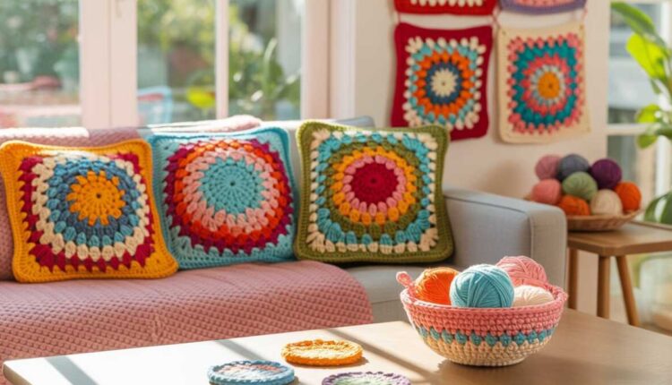 Ideias criativas de crochê para dar cor e estilo à decoração da casa com projetos simples e elegantes