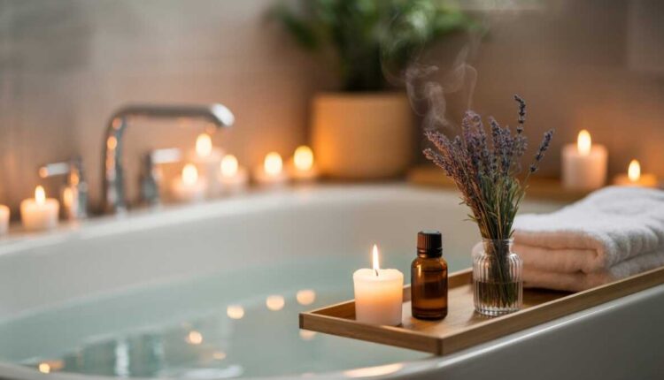 O segredo do banho relaxante que me ajuda a dormir melhor para noites mais tranquilas