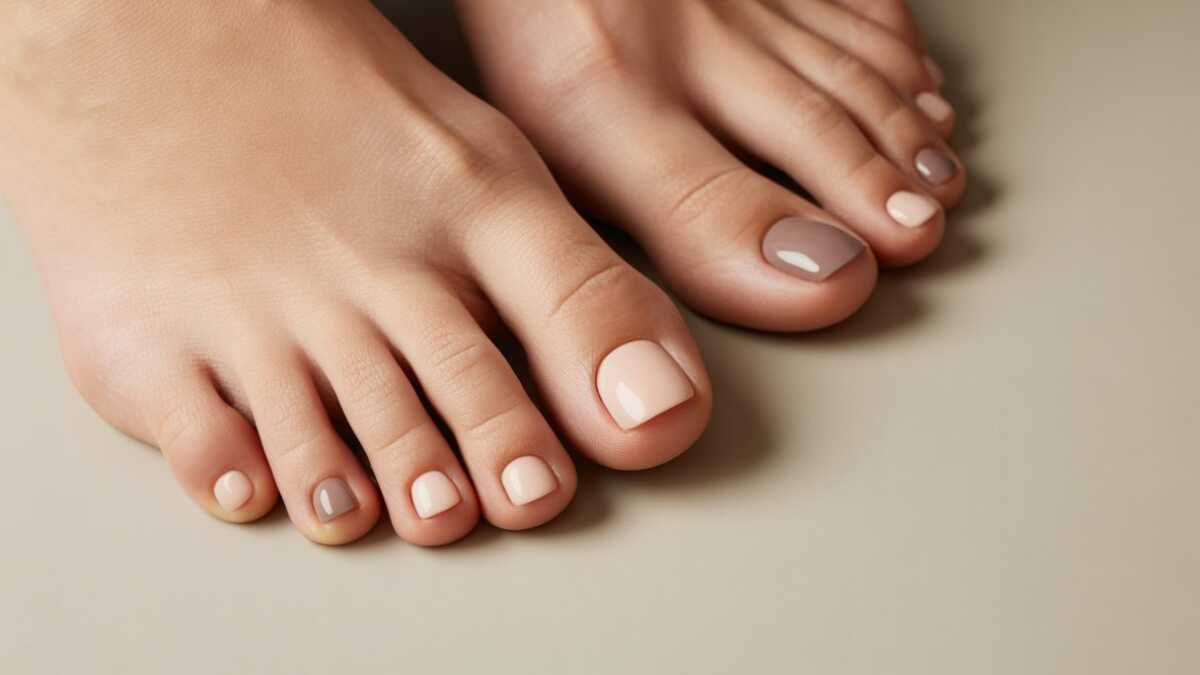 3 cores discretas que deixam as unhas dos pés mais elegantes