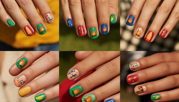 5 ideias de unhas temáticas para festa julina que são um charme
